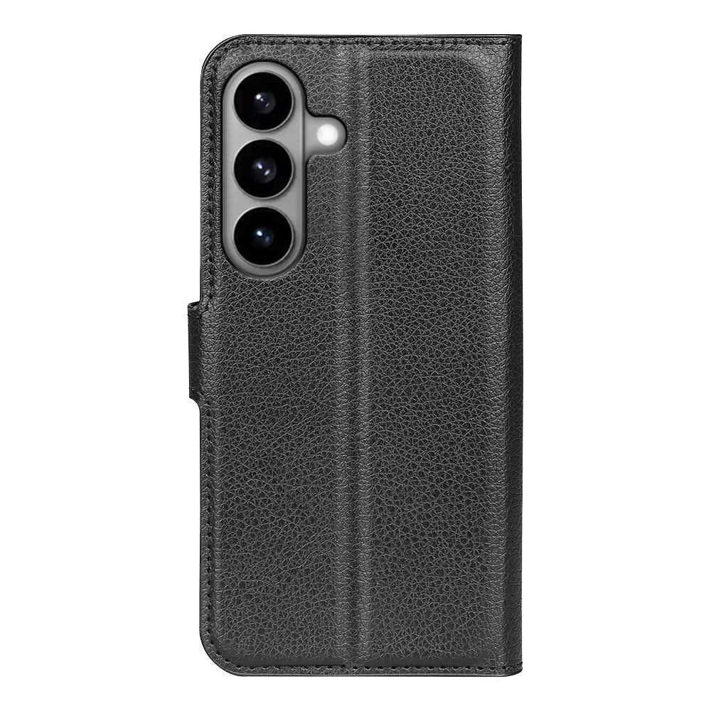 AMORUS For Samsung Galaxy S26 Wallet Case Litchi Texture Shockproof Leather Flip Stand Phone Cover