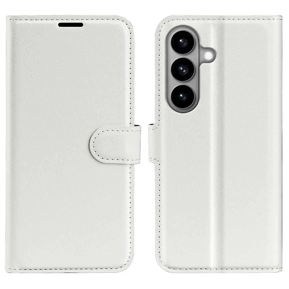 AMORUS For Samsung Galaxy S26 Wallet Case Litchi Texture Shockproof Leather Flip Stand Phone Cover