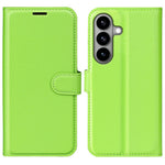 AMORUS For Samsung Galaxy S26 Wallet Case Litchi Texture Shockproof Leather Flip Stand Phone Cover