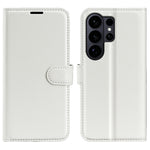 AMORUS For Samsung Galaxy S26 Ultra Wallet Case Litchi Texture Shockproof Leather Flip Stand Phone Cover