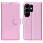 AMORUS For Samsung Galaxy S26 Ultra Wallet Case Litchi Texture Shockproof Leather Flip Stand Phone Cover