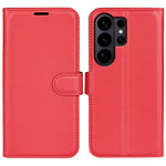 AMORUS For Samsung Galaxy S26 Ultra Wallet Case Litchi Texture Shockproof Leather Flip Stand Phone Cover