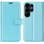 AMORUS For Samsung Galaxy S26 Ultra Wallet Case Litchi Texture Shockproof Leather Flip Stand Phone Cover