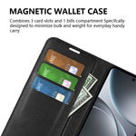 AMORUS For Oppo Find X9 5G Wallet Case Litchi Texture Shockproof Leather Flip Stand Phone Cover