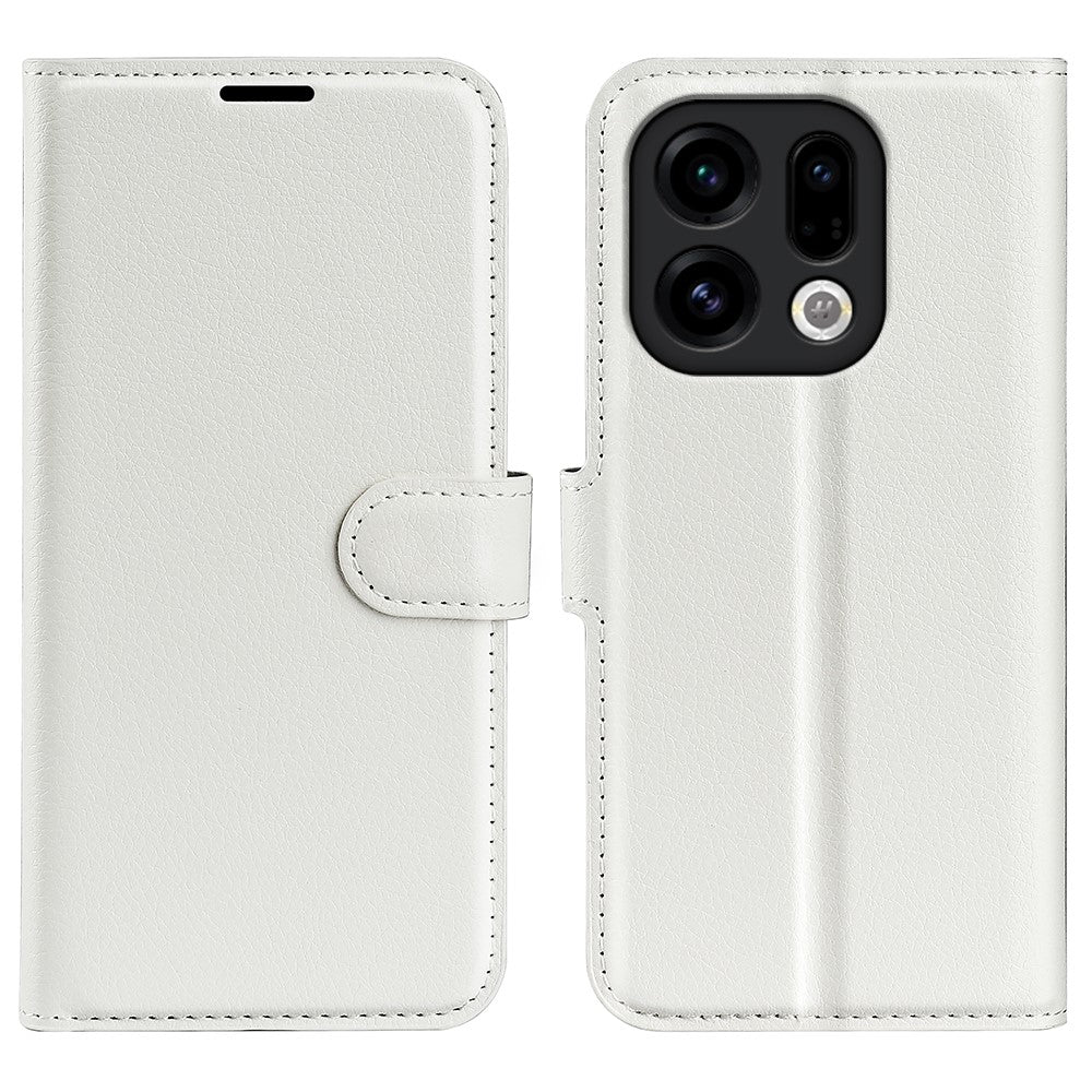 AMORUS For Oppo Find X9 5G Wallet Case Litchi Texture Shockproof Leather Flip Stand Phone Cover
