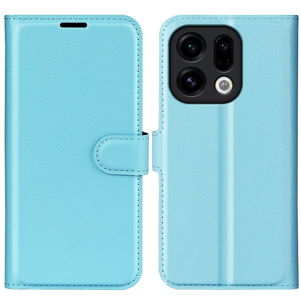 AMORUS For Oppo Find X9 5G Wallet Case Litchi Texture Shockproof Leather Flip Stand Phone Cover