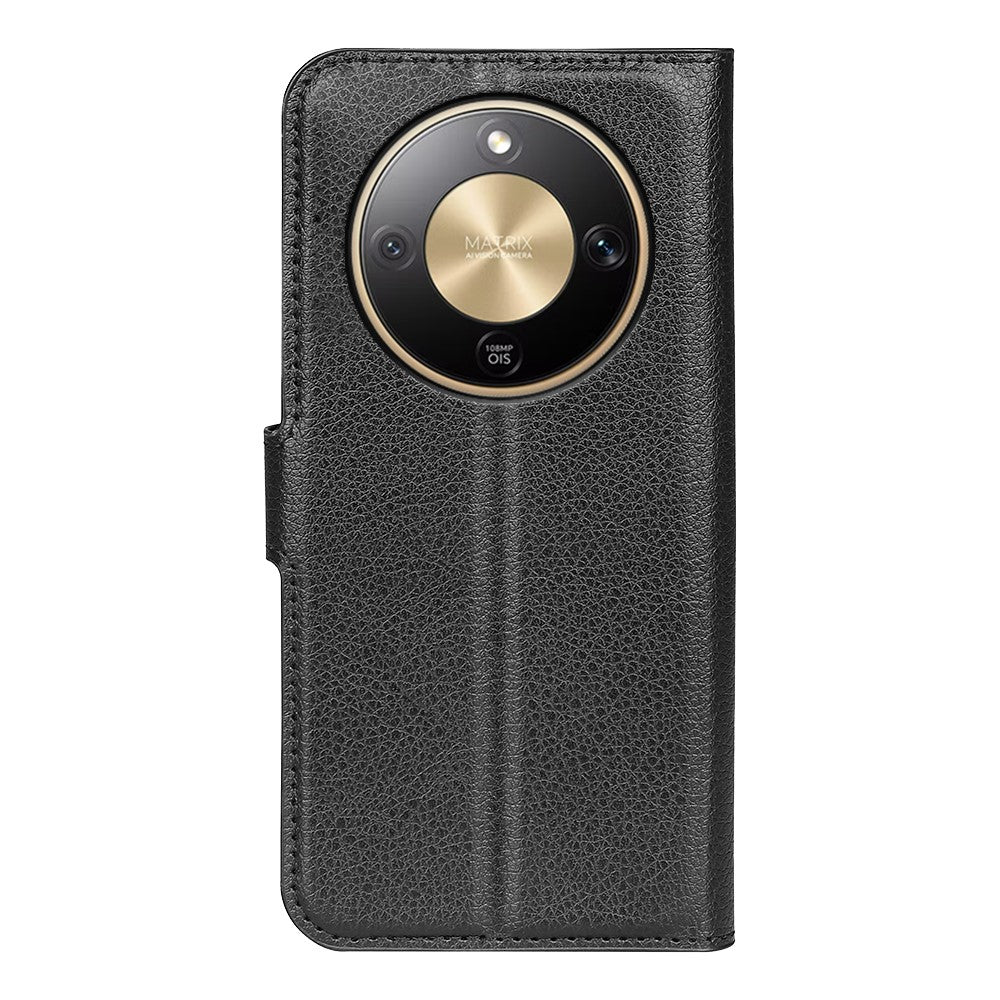 AMORUS For Honor Magic8 Lite 5G / X9d 5G / X70 5G Wallet Cover Litchi Tekstur Stødsikkert Læder Flip Stander Telefoncover