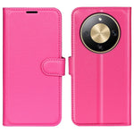 AMORUS For Honor Magic8 Lite 5G / X9d 5G / X70 5G Wallet Case Litchi Texture Shockproof Leather Flip Stand Phone Cover