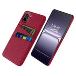 OnePlus Nord CE5 5G / Ace 5 Racing 5G-skal i tyg + hårt PC-mobilskal med dubbla kortplatser