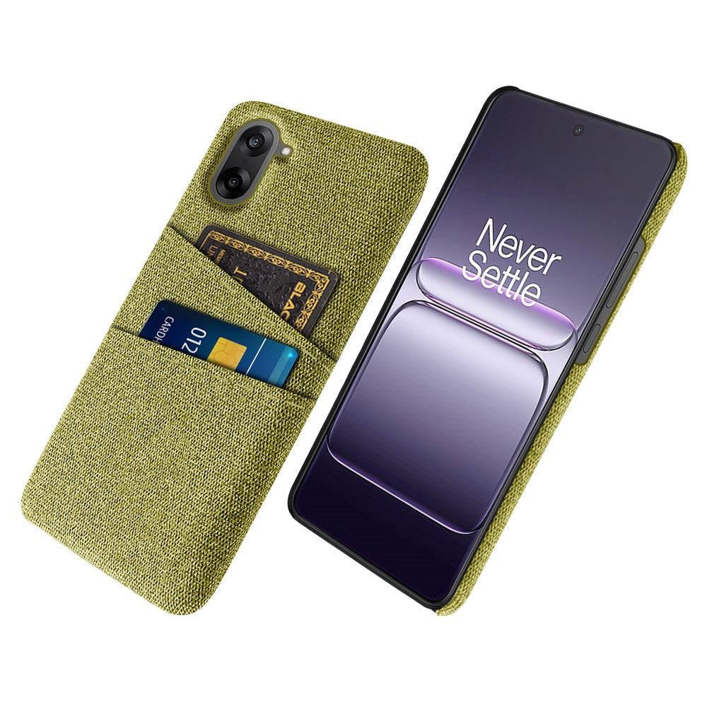 OnePlus Nord CE5 5G / Ace 5 Racing 5G-skal i tyg + hårt PC-mobilskal med dubbla kortplatser