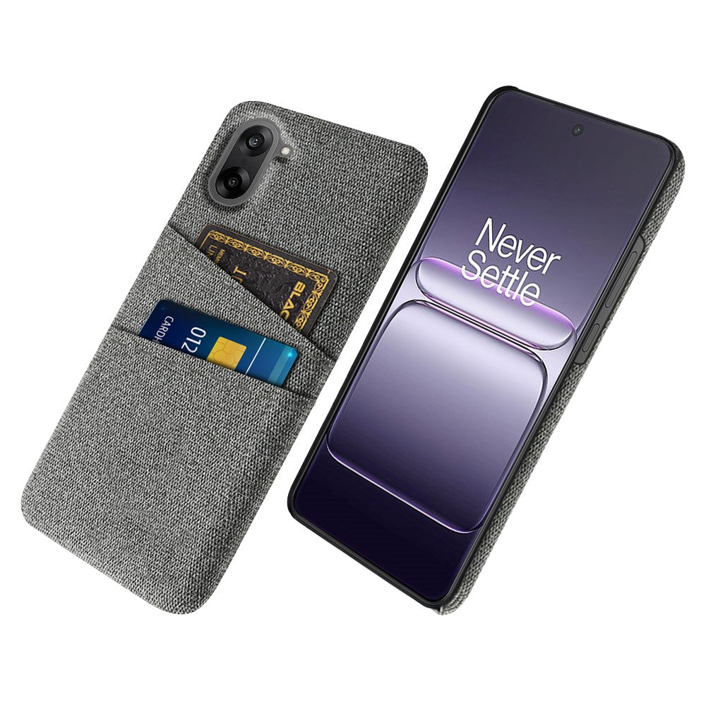 OnePlus Nord CE5 5G / Ace 5 Racing 5G-skal i tyg + hårt PC-mobilskal med dubbla kortplatser