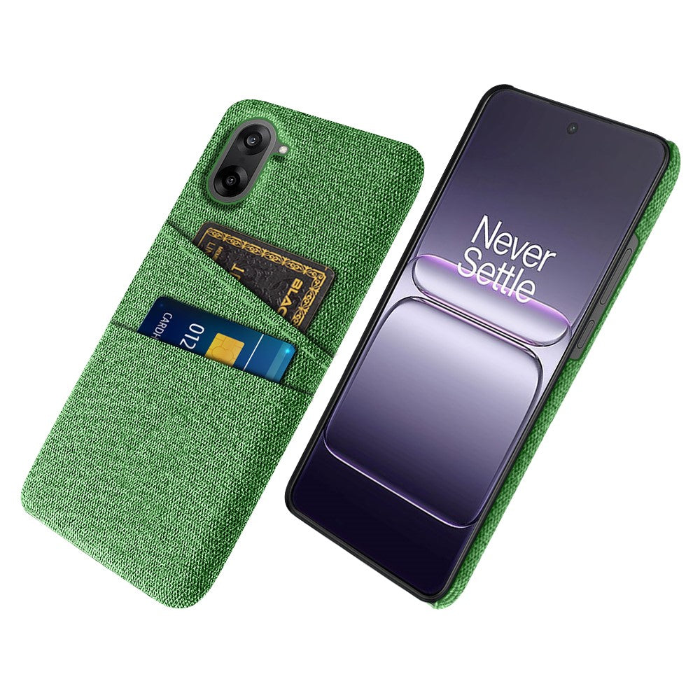 OnePlus Nord CE5 5G / Ace 5 Racing 5G-skal i tyg + hårt PC-mobilskal med dubbla kortplatser