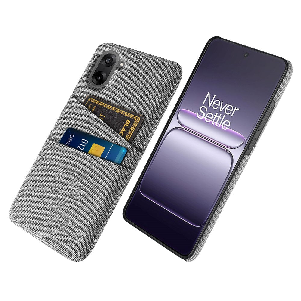 OnePlus Nord CE5 5G / Ace 5 Racing 5G-skal i tyg + hårt PC-mobilskal med dubbla kortplatser
