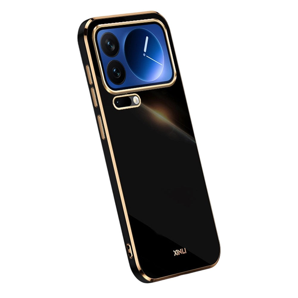 Bulk Purchasing XINLI For Xiaomi 17 Pro Case TPU Phone Cover with Electroplating Frame
