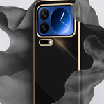 Storköp XINLI för Xiaomi 17 Pro Max-skal TPU-mobilskydd med galvaniserad ram
