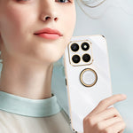 Bulk Purchasing XINLI For Honor 400 Smart 5G  /  X7d 4G Case Ring Kickstand Electroplating TPU Phone Cover