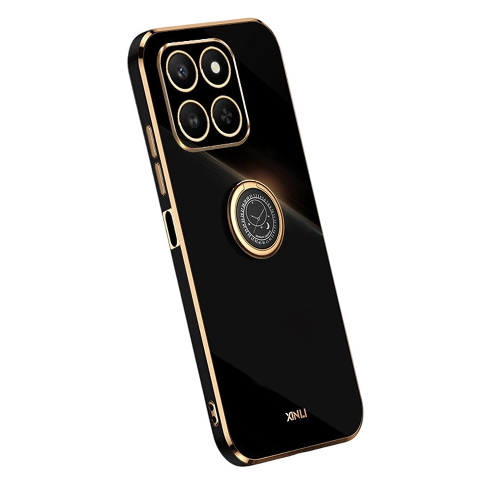 Bulk Purchasing XINLI For Honor 400 Smart 5G  /  X7d 4G Case Ring Kickstand Electroplating TPU Phone Cover