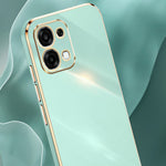 Bulk Purchasing XINLI Phone Case For Oppo F31 5G  /  A6 Pro 4G  /  A6 Pro 5G TPU Cover with Electroplating Frame