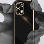 Bulk Purchasing XINLI Phone Case For Oppo F31 5G  /  A6 Pro 4G  /  A6 Pro 5G TPU Cover with Electroplating Frame