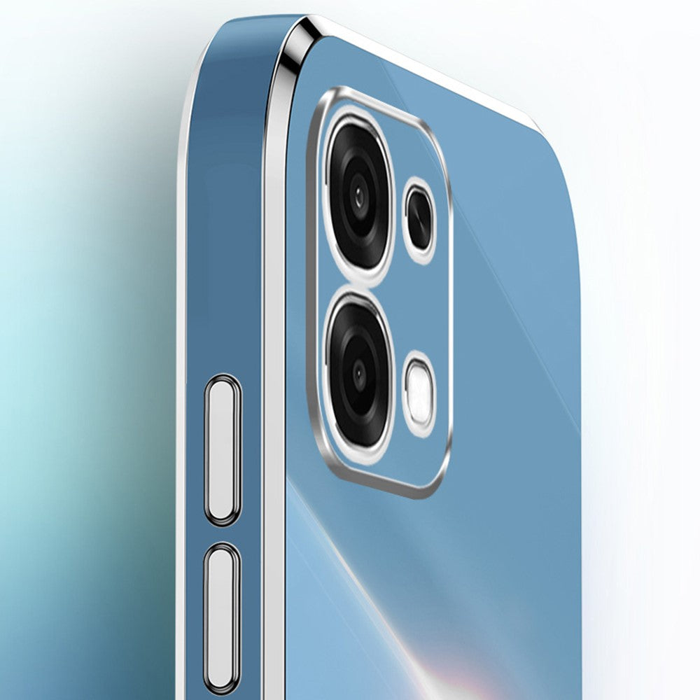 Bulk Purchasing XINLI Phone Case For Oppo F31 5G  /  A6 Pro 4G  /  A6 Pro 5G TPU Cover with Electroplating Frame
