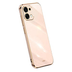 Bulk Purchasing XINLI Phone Case For Oppo F31 5G  /  A6 Pro 4G  /  A6 Pro 5G TPU Cover with Electroplating Frame