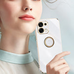 Bulk Purchasing XINLI Phone Case For Oppo F31 5G / A6 Pro 4G / A6 Pro 5G Ring Kickstand Electroplating TPU Cover