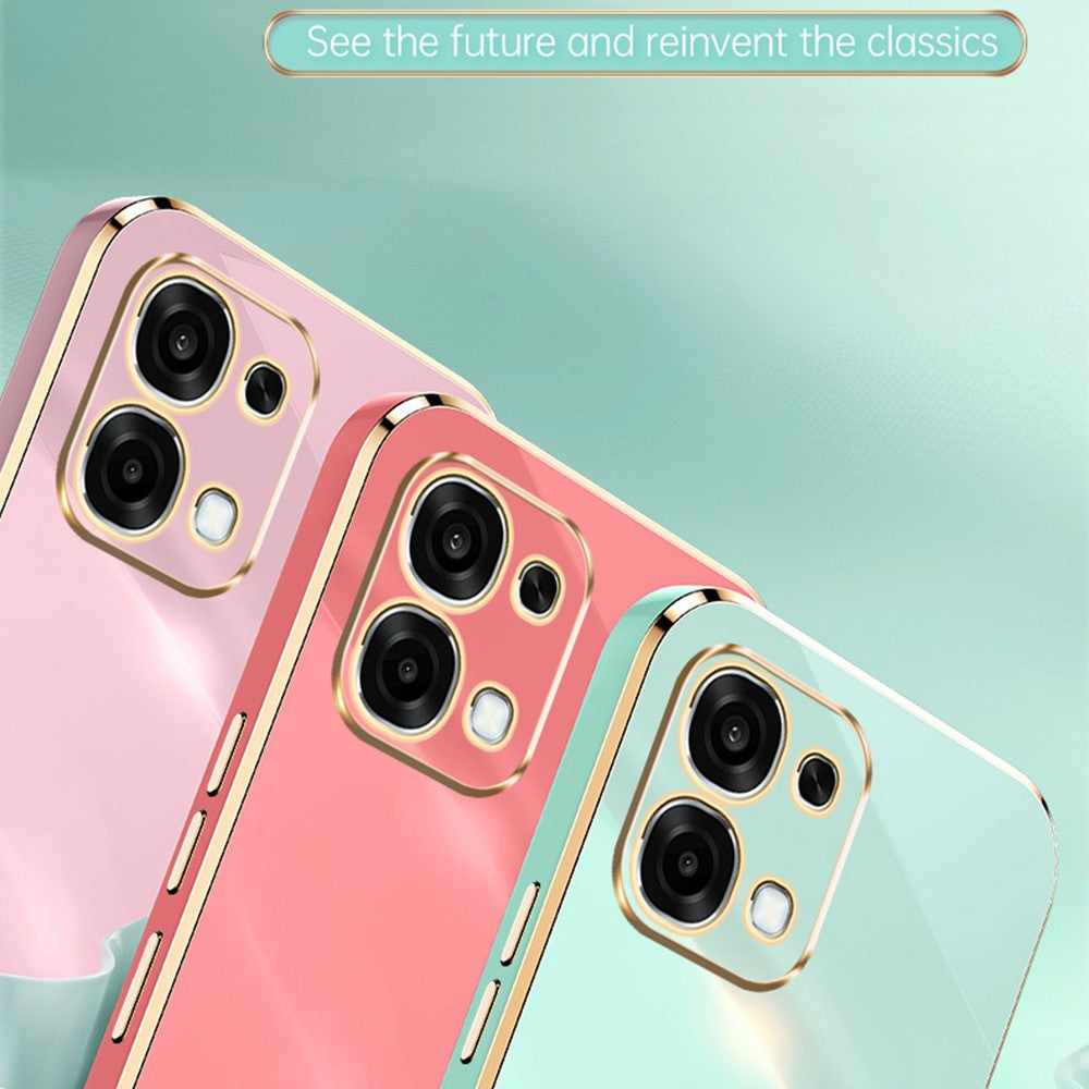 Bulk Purchasing XINLI Phone Case For Oppo F31 5G / A6 Pro 4G / A6 Pro 5G Ring Kickstand Electroplating TPU Cover