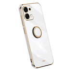 Bulk Purchasing XINLI Phone Case For Oppo F31 5G / A6 Pro 4G / A6 Pro 5G Ring Kickstand Electroplating TPU Cover