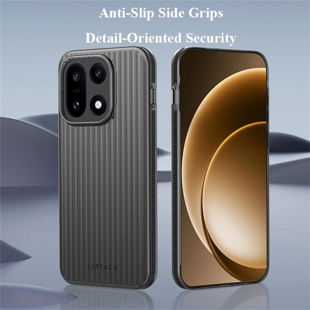 LEREACH TOC-serien för OnePlus 15 5G-skal Flowing Grid PC-mobilskydd