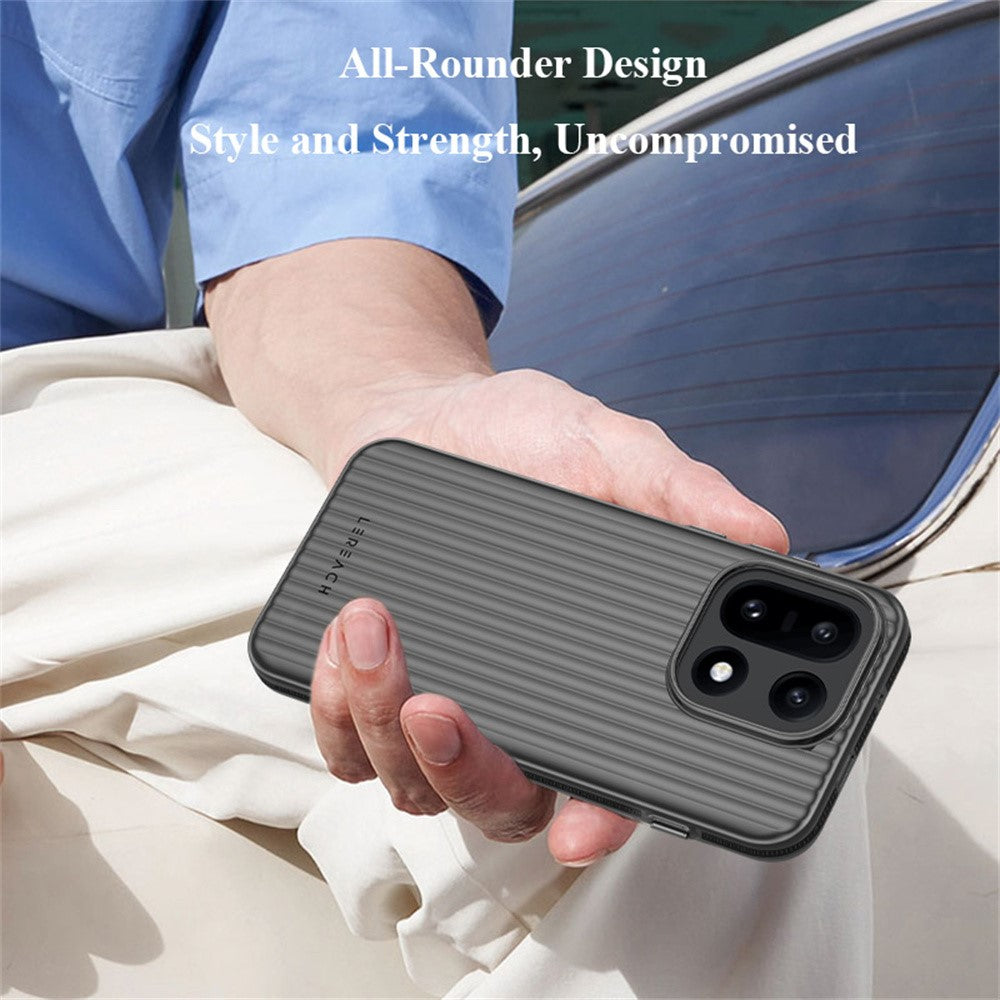 LEREACH TOC Series for OnePlus 15 5G Case Flowing Grid PC Phone Cover