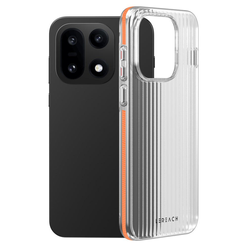 LEREACH TOC-serien för OnePlus 15 5G-skal Flowing Grid PC-mobilskydd