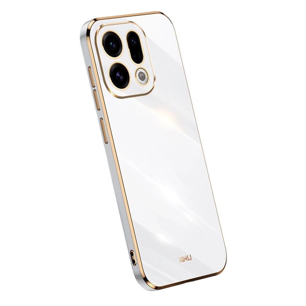 Bulk Purchasing XINLI For Oppo Find X9 5G Case TPU Phone Cover with Electroplating Frame