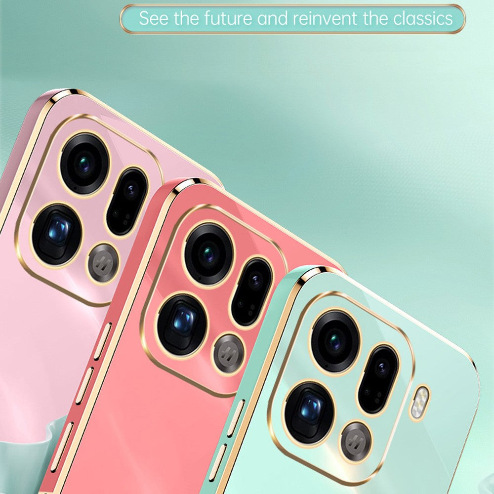 Bulk Purchasing XINLI For Oppo Find X9 Pro 5G Case TPU Phone Cover with Electroplating Frame