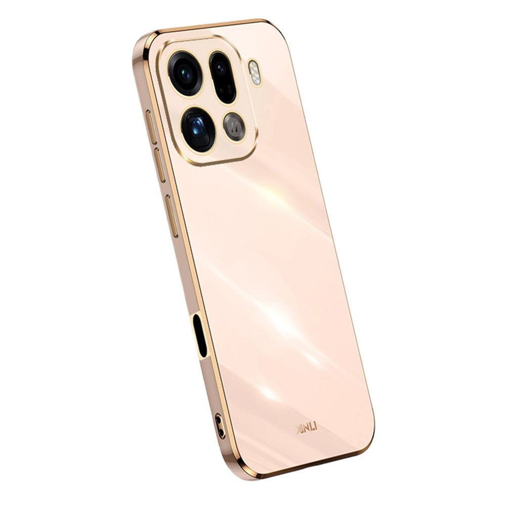 Bulk Purchasing XINLI For Oppo Find X9 Pro 5G Case TPU Phone Cover with Electroplating Frame