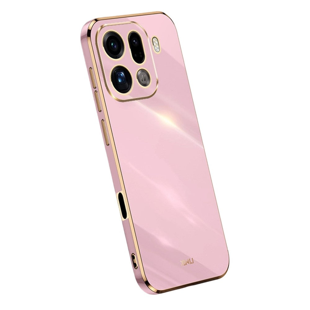 Bulk Purchasing XINLI For Oppo Find X9 Pro 5G Case TPU Phone Cover with Electroplating Frame