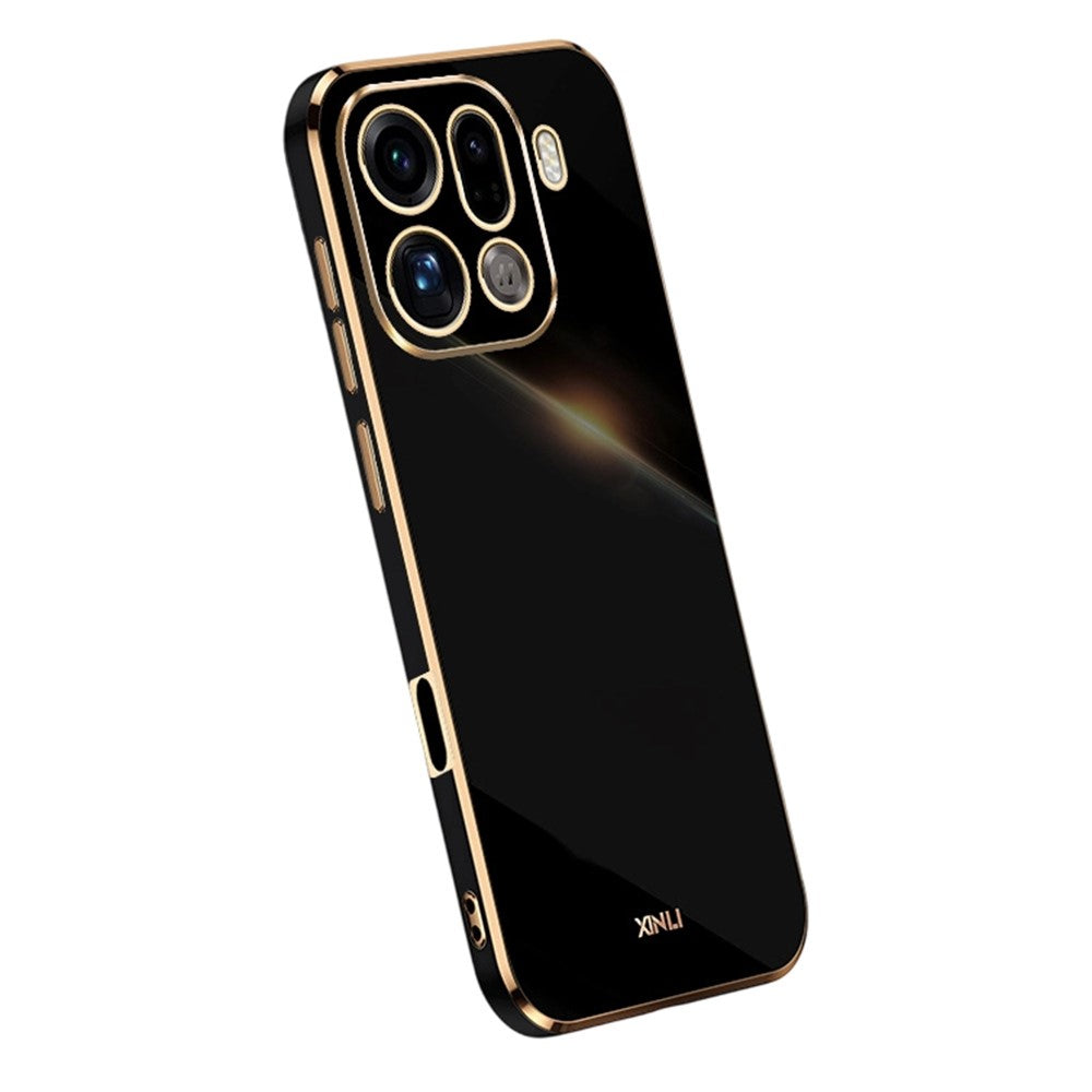 Bulk Purchasing XINLI For Oppo Find X9 Pro 5G Case TPU Phone Cover with Electroplating Frame