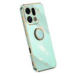 Storköp XINLI För Oppo Find X9 Pro 5G Skal Ringstativ Galvaniserad TPU mobilskal