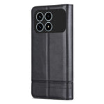 AZNS För Xiaomi Redmi K90 5G / Poco F8 Pro 5G Skal Kohudstruktur PU Läder Plånboksfodral
