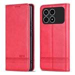 AZNS För Xiaomi Redmi K90 5G / Poco F8 Pro 5G Skal Kohudstruktur PU Läder Plånboksfodral