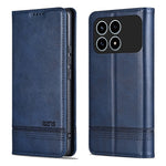 AZNS För Xiaomi Redmi K90 5G / Poco F8 Pro 5G Skal Kohudstruktur PU Läder Plånboksfodral
