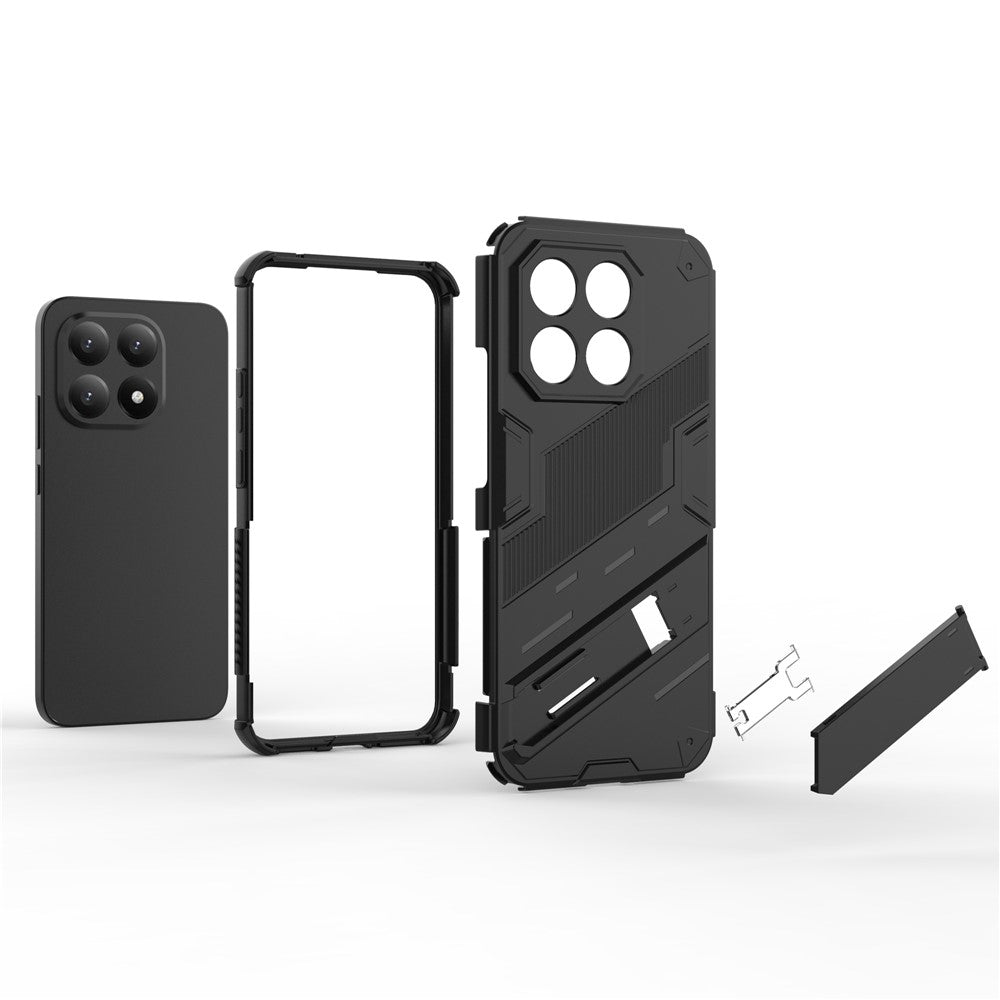 Xiaomi 15T-skal PC + TPU stötsäkert mobilskal med stöd