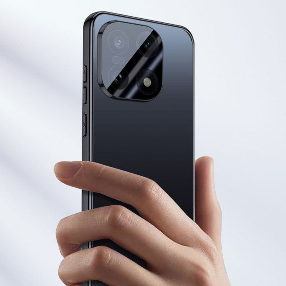 Til OnePlus 15 5G Cover Akryl + TPU + Metal Ridsefast Telefoncover med Galvaniseret Ramme