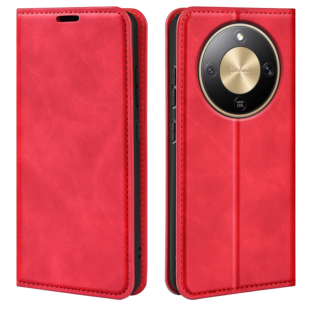 For Honor Magic8 Lite 5G / X9d 5G / X70 5G Case Skin Touch Leather Wallet Phone Cover