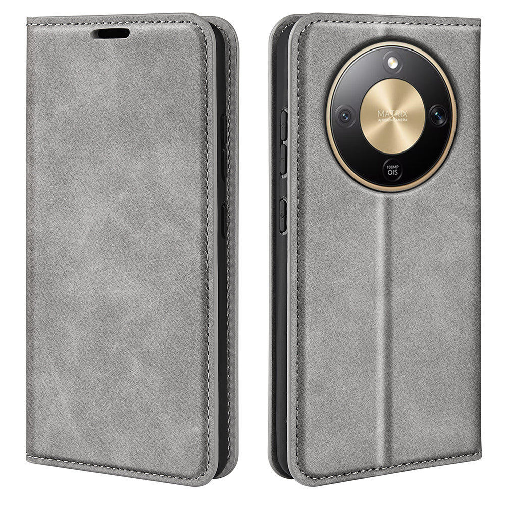 For Honor Magic8 Lite 5G / X9d 5G / X70 5G Case Skin Touch Leather Wallet Phone Cover