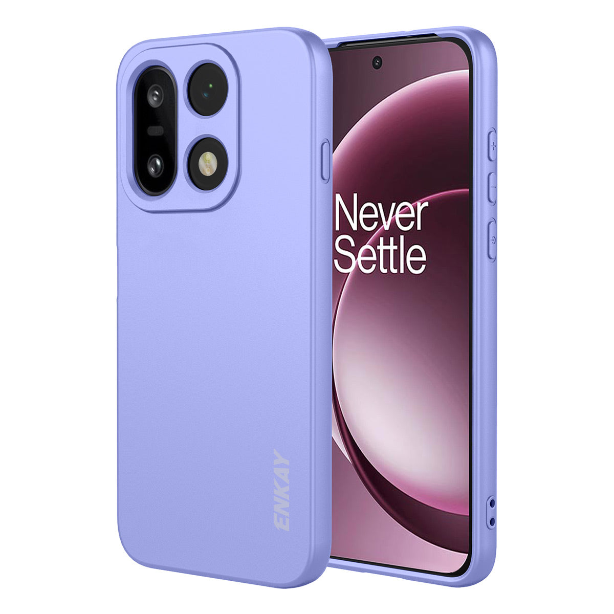 ENKAY HAT PRINCE För OnePlus 15 5G Silikonskal Rak Kant Mobilmobil Baksida