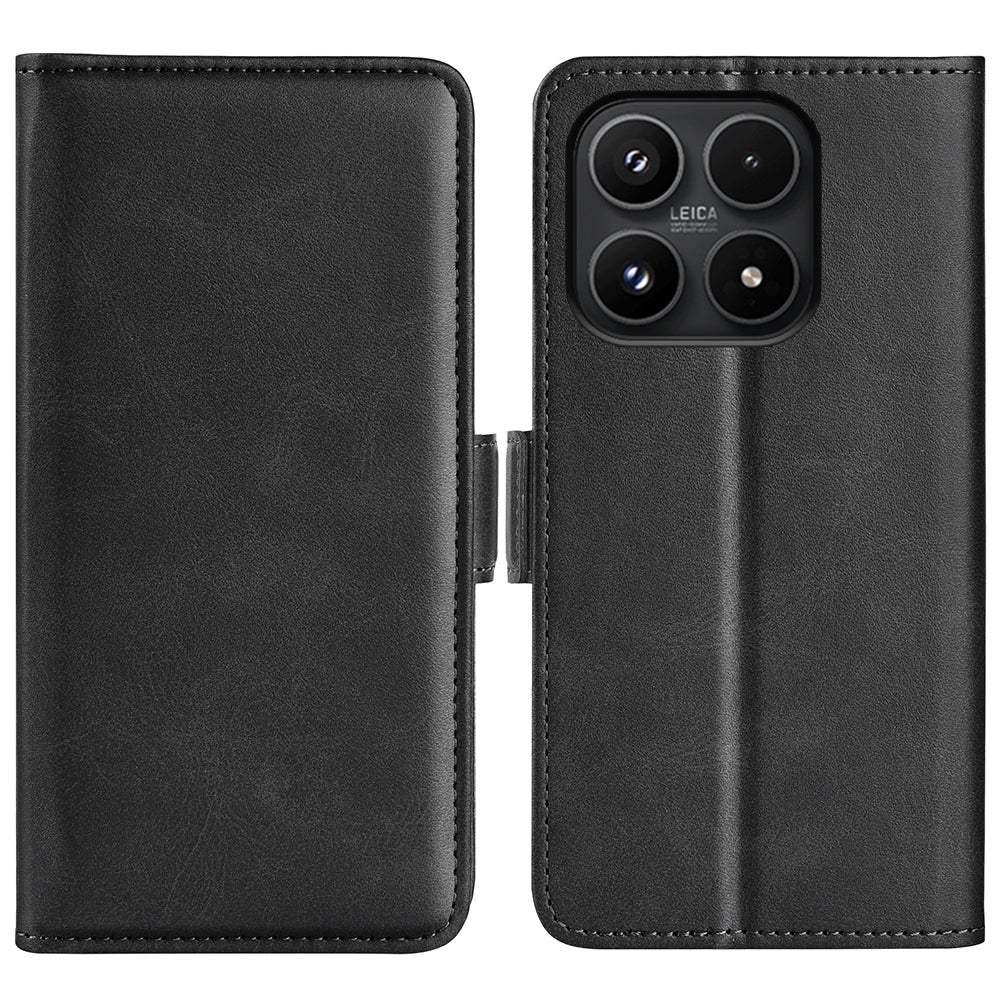 For Xiaomi 17 Case Calf Texture Leather Wallet Phone Cover