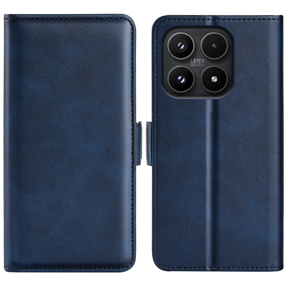 For Xiaomi 17 Case Calf Texture Leather Wallet Phone Cover