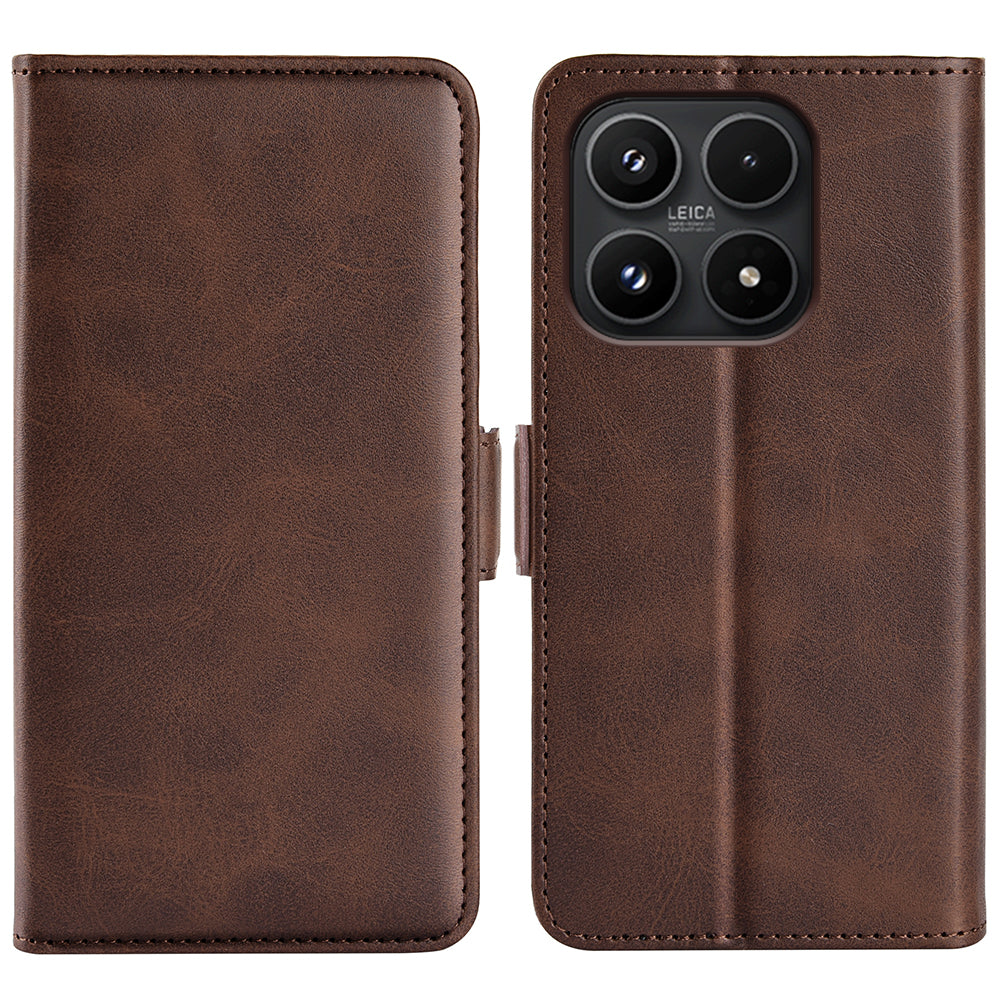 For Xiaomi 17 Case Calf Texture Leather Wallet Phone Cover