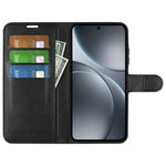 For Oppo Find X9 5G Case Litchi Texture Shockproof Leather Wallet Phone Cover
