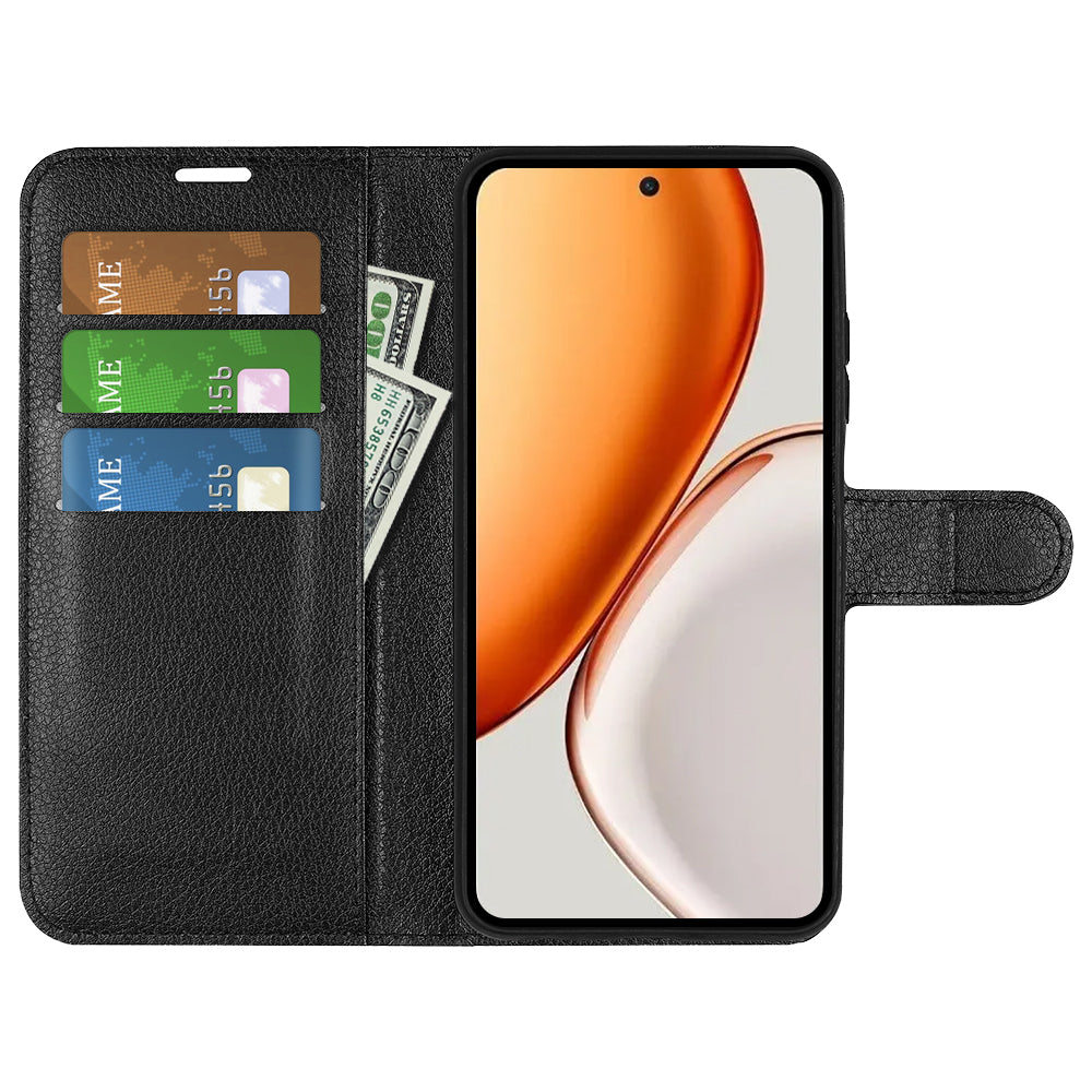 For Honor Magic8 Lite 5G / X9d 5G / X70 5G Case Litchi Texture Shockproof Leather Wallet Phone Cover